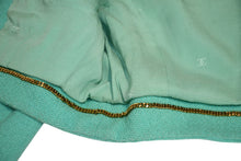Load image into Gallery viewer, CHANEL シャネル VINTAGE ヴィンテージ 95SS クロップジャケット P04841V04037 ココマーク ツイード グリーン 美品 中古 4b013155