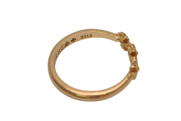 CHROME HEARTS クロムハーツ BUBBLEGUM 3CHプラス リング 22K 重量約1.8g サイズ4号 美品 中古 4b013058