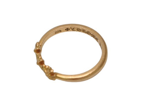 CHROME HEARTS クロムハーツ BUBBLEGUM 3CHプラス リング 22K 重量約1.8g サイズ4号 美品 中古 4b013058