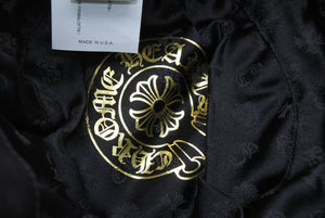 CHROME HEARTS クロムハーツ バケットハット サイズM 58.5cm ダガー装飾 ナイロン CHプラス総柄 ブラック 美品 中古 4b013157