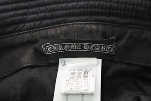 CHROME HEARTS クロムハーツ バケットハット サイズM 58.5cm ダガー装飾 ナイロン CHプラス総柄 ブラック 美品 中古 4b013157