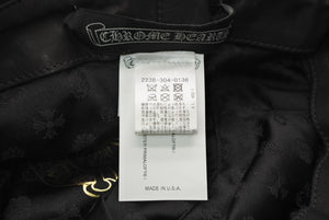 CHROME HEARTS クロムハーツ バケットハット サイズM 58.5cm ダガー装飾 ナイロン CHプラス総柄 ブラック 美品 中古 4b013157