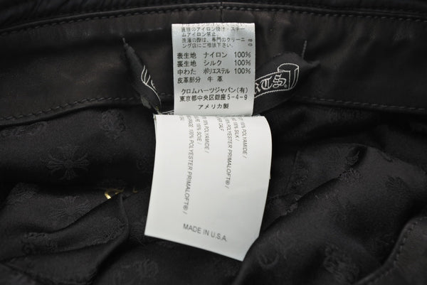 CHROME HEARTS クロムハーツ バケットハット サイズM 58.5cm ダガー装飾 ナイロン CHプラス総柄 ブラック 美品 中古 4b013157