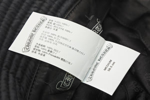 CHROME HEARTS クロムハーツ バケットハット サイズM 58.5cm ダガー装飾 ナイロン CHプラス総柄 ブラック 美品 中古 4b013157