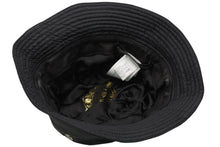 Load image into Gallery viewer, CHROME HEARTS クロムハーツ バケットハット サイズM 58.5cm ダガー装飾 ナイロン CHプラス総柄 ブラック 美品 中古 4b013157