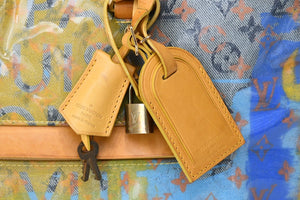 LOUIS VUITTON ルイヴィトン ウィークエンダーGM ハンドバッグ M95735 モノグラム パルプ PVC レザー 美品 中古 4b013082
