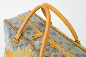 LOUIS VUITTON ルイヴィトン ウィークエンダーGM ハンドバッグ M95735 モノグラム パルプ PVC レザー 美品 中古 4b013082