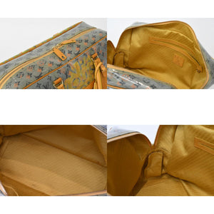 LOUIS VUITTON ルイヴィトン ウィークエンダーGM ハンドバッグ M95735 モノグラム パルプ PVC レザー 美品 中古 4b013082