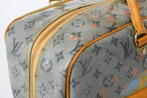LOUIS VUITTON ルイヴィトン ウィークエンダーGM ハンドバッグ M95735 モノグラム パルプ PVC レザー 美品 中古 4b013082