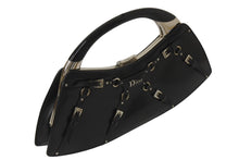 Load image into Gallery viewer, CHRISTIAN DIOR クリスチャンディオール ハンドバッグ ボンテージ ヴィンテージ 11-MA-0063 ブラック シルバー金具 美品 中古 4b001312