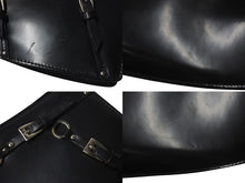 Load image into Gallery viewer, CHRISTIAN DIOR クリスチャンディオール ハンドバッグ ボンテージ ヴィンテージ 11-MA-0063 ブラック シルバー金具 美品 中古 4b001312