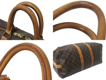 画像をギャラリービューアに読み込む, LOUIS VUITTON ルイヴィトン モノグラム キーポル45 ボストンバッグ M41428 PVC ヌメ革 ブラウン ゴールド金具 美品 中古 4b001313