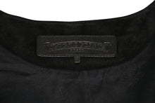 Load image into Gallery viewer, CHROME HEARTS クロムハーツ 2B SUEDE VEST スエードレザー ベスト サイズS クロスボールボタン ブラック 美品 中古 4b013149