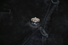 Load image into Gallery viewer, CHROME HEARTS クロムハーツ 2B SUEDE VEST スエードレザー ベスト サイズS クロスボールボタン ブラック 美品 中古 4b013149