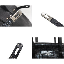 Load image into Gallery viewer, HERMES エルメス ハンドバッグ □N刻印 バーキン25 ニロティカスマット ブラック シルバー金具 美品 中古4b013171