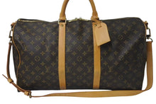 画像をギャラリービューアに読み込む, LOUIS VUITTON ルイヴィトン キーポル50 ボストンバッグ M41426 モノグラムキャンバス ブラウン ゴールド金具 美品 中古 4b001315