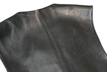 Load image into Gallery viewer, 極美品 CHROME HEARTS クロムハーツ 8B L LNG BCK 8クロスボールボタン レザーベスト サイズS ブラック 中古 4b013150