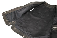 Load image into Gallery viewer, 極美品 CHROME HEARTS クロムハーツ 8B L LNG BCK 8クロスボールボタン レザーベスト サイズS ブラック 中古 4b013150