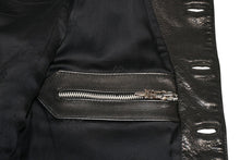 Load image into Gallery viewer, 極美品 CHROME HEARTS クロムハーツ 8B L LNG BCK 8クロスボールボタン レザーベスト サイズS ブラック 中古 4b013150