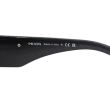 Load image into Gallery viewer, PRADA プラダ サングラス SPR 13Z キャットアイ型 セルフレーム フルリム トライアングルロゴ メタルロゴ アイウェア 1AB-5S0 美品 中古 4b013161
