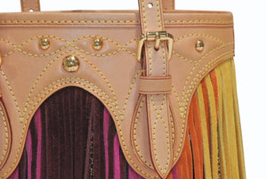 新品同様 LOUIS VUITTON ルイヴィトン フラーンジュ バケット ハンドバッグ M40110 モノグラム マルチカラー 中古 4b013166