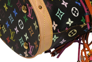 新品同様 LOUIS VUITTON ルイヴィトン フラーンジュ バケット ハンドバッグ M40110 モノグラム マルチカラー 中古 4b013166