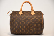 Load image into Gallery viewer, 極美品 LOUIS VUITTON ルイヴィトン スピーディ30 ハンドバッグ M41526 モノグラム レザー PVC ブラウン 旧型 中古 4b013221
