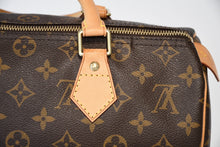 Load image into Gallery viewer, 極美品 LOUIS VUITTON ルイヴィトン スピーディ30 ハンドバッグ M41526 モノグラム レザー PVC ブラウン 旧型 中古 4b013221