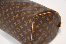 Load image into Gallery viewer, 極美品 LOUIS VUITTON ルイヴィトン スピーディ30 ハンドバッグ M41526 モノグラム レザー PVC ブラウン 旧型 中古 4b013221