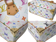 Load image into Gallery viewer, 極美品 LOUIS VUITTON ルイヴィトン ハンドバッグ トゥルーヴィル モノグラム ホワイト マルチカラー M92663 ゴールド金具 中古 4b001319