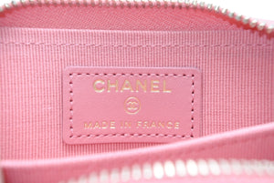 極美品 CHANEL シャネル ボーイシャネル ジップコインパース コインケース A80602 ランダム番台 ココマーク キャビアスキン 中古 4b013194
