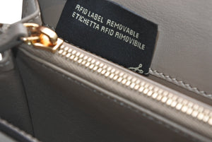 FENDI フェンディ ピーカブー コンチネンタル 長財布 8M0308 レザー グレージュ べっ甲カラー 美品 中古 4b013236