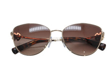 Load image into Gallery viewer, 極美品 BVLGARI ブルガリ サングラス アイウェア 6185-B 278/13 サイズ57□17 140 ラインストーン ブラウン 中古 4b013241