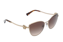 Load image into Gallery viewer, 極美品 BVLGARI ブルガリ サングラス アイウェア 6185-B 278/13 サイズ57□17 140 ラインストーン ブラウン 中古 4b013241