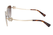Load image into Gallery viewer, 極美品 BVLGARI ブルガリ サングラス アイウェア 6185-B 278/13 サイズ57□17 140 ラインストーン ブラウン 中古 4b013241