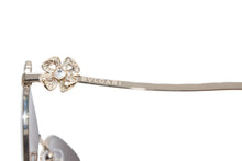 Load image into Gallery viewer, 極美品 BVLGARI ブルガリ サングラス アイウェア 6185-B 278/13 サイズ57□17 140 ラインストーン ブラウン 中古 4b013241