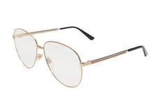 Load image into Gallery viewer, [USED/中古]GUCCI グッチ メガネ ゴールド クリア メタル プラスチック 61□14-145 GG138S 003 Aランク 中古 4b013282