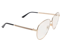 Load image into Gallery viewer, [USED/中古]GUCCI グッチ メガネ ゴールド クリア メタル プラスチック 61□14-145 GG138S 003 Aランク 中古 4b013282