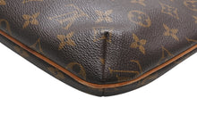 Load image into Gallery viewer, LOUIS VUITTON ルイヴィトン ミュゼット ショルダーバッグ M51256 モノグラム PVC ブラウン ゴールド金具 美品 中古 4b013210