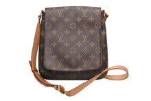 Load image into Gallery viewer, LOUIS VUITTON ルイヴィトン ミュゼット ショルダーバッグ M51256 モノグラム PVC ブラウン ゴールド金具 美品 中古 4b013210