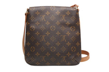 Load image into Gallery viewer, LOUIS VUITTON ルイヴィトン ミュゼット ショルダーバッグ M51256 モノグラム PVC ブラウン ゴールド金具 美品 中古 4b013210