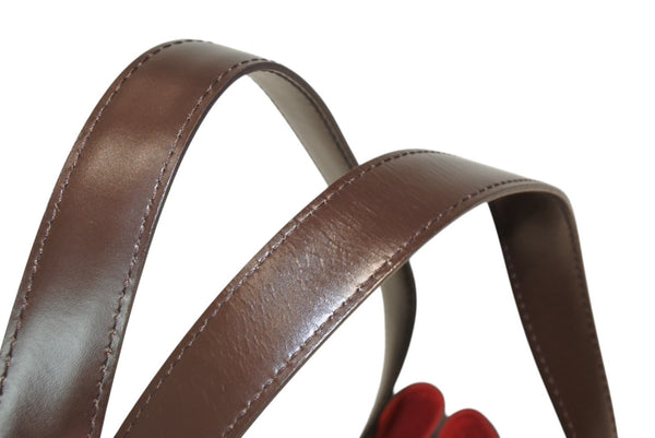 LOUIS VUITTON ルイヴィトン ハムステッドMM トートバッグ N51204 ダミエ エベヌ ブラウン PVC ダミエキャンバス 美品 中古 4b013231