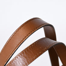 Load image into Gallery viewer, GUCCI グッチ シェリーライン GGキャンバス トートバッグ 308928 ベージュ ブラウン キャンバス レザー シルバー金具 美品 中古 4b013225