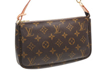 Load image into Gallery viewer, 極美品 LOUIS VUITTON ルイヴィトン ポシェット アクセソワール アクセサリーポーチ M51980 モノグラム ブラウン レザー PVC 中古 4b013362