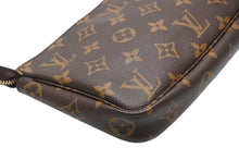 Load image into Gallery viewer, 極美品 LOUIS VUITTON ルイヴィトン ポシェット アクセソワール アクセサリーポーチ M51980 モノグラム ブラウン レザー PVC 中古 4b013362