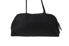 画像をギャラリービューアに読み込む, PRADA プラダ トートバッグ ハンドバッグ トライアングルロゴ イタリア製 ナイロン ブラック シルバー金具 美品 中古 4b001325