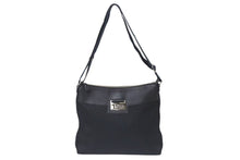 画像をギャラリービューアに読み込む, 極美品 Christian Dior クリスチャンディオール ストリートシック オブリーク ショルダーバッグ ブラック ネイビー シルバー金具 ロゴ 美品 中古 4b001326