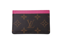 画像をギャラリービューアに読み込む, 未使用 LOUIS VUITTON ルイヴィトン LV×TM カードケース ポルト カルト サーンプル モノグラム パンダ M13439 ブラウン ピンク 中古 4b001327