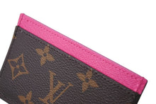 画像をギャラリービューアに読み込む, 未使用 LOUIS VUITTON ルイヴィトン LV×TM カードケース ポルト カルト サーンプル モノグラム パンダ M13439 ブラウン ピンク 中古 4b001327