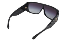 Load image into Gallery viewer, CHANEL シャネル サングラス アイウェア 71466A S0116 ココマーク アセテート プラスチック ブラック 美品 中古 4b013281